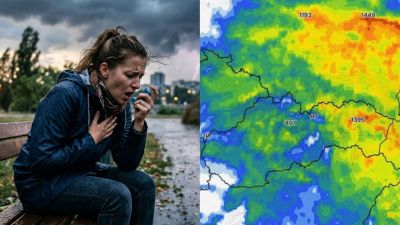 Koniec horúčav prináša na Slovensko zradný jav. Búrková astma vie náhle dusiť aj zdravých ľudí