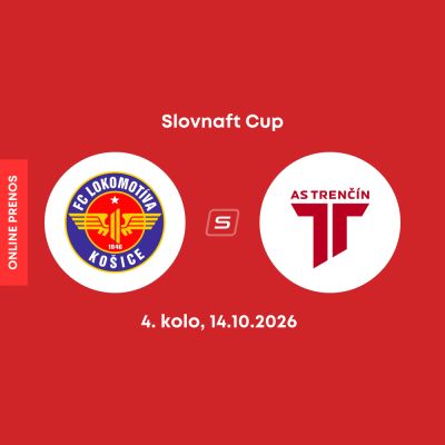 Slovnaft Cup: Trenčín tesne zdolal treťoligistu Lokomotívu Košice