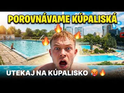 SÚBOJ BRATISLAVSKÝCH KÚPALÍSK🥇: Našli sme strašný hotdog ale aj najčistejšiu vodu 💦