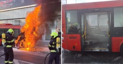 Z autobusu v Bratislave šľahali plamene: Škody sa vyšplhali na 15 000 eur
