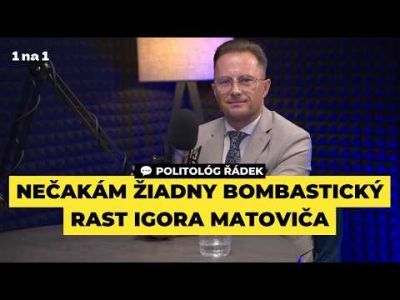 Politológ Řádek: Premiér útokmi na novinárov preferenčne stráca