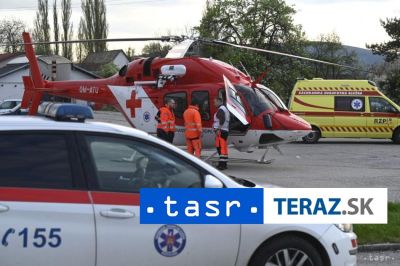 Leteckí záchranári pomáhali vážne zranenej 71-ročnej motocyklistke