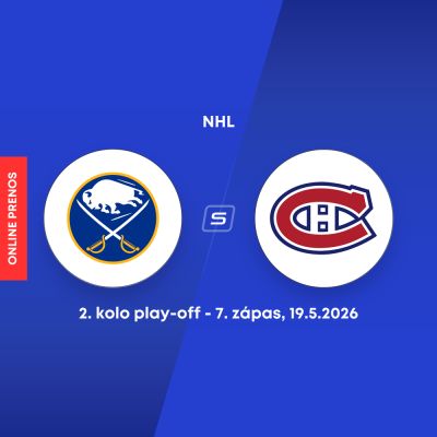 NHL: Montreal so Slafkovským vyhral siedmy zápas nad Buffalom a postúpil do finále konferencie