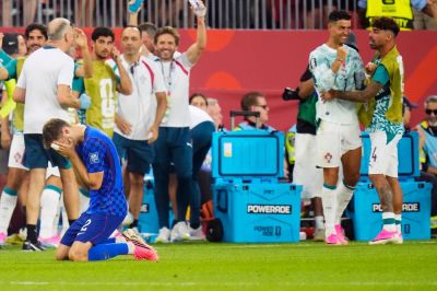 Toronto zažilo po postupe Portugalska nevídanú noc. Ronaldo si to s fanúšikmi náležite užil